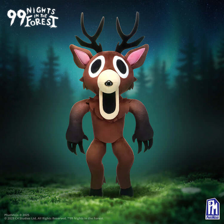 99 Nights In The Forest Deluxe Plush - Deer with DLC Code, collectible plush toy from Roblox game.