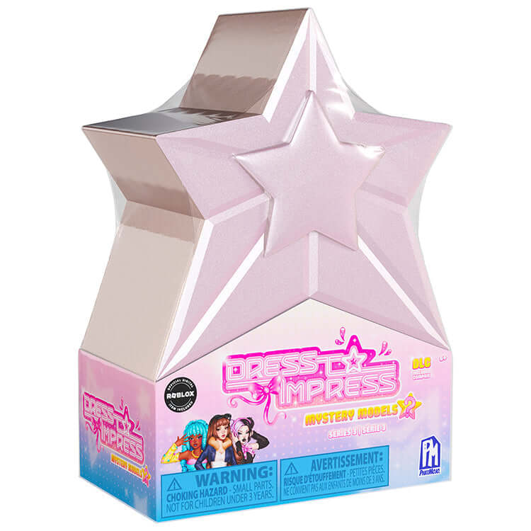 Dress To Impress Series 3 Mystery Doll with Exclusive DLC Code in star-shaped packaging.