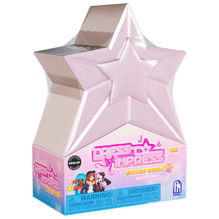 Dress To Impress Series 3 Mystery Doll with Exclusive DLC Code in star-shaped packaging.