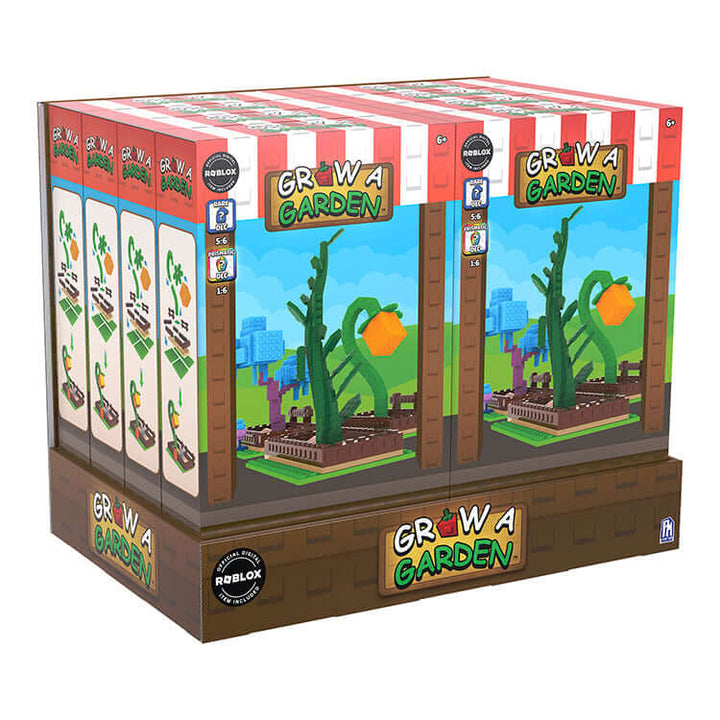 Grow A Garden Series 1 Massive Crops Bundle display featuring vibrant crops and planting accessories.