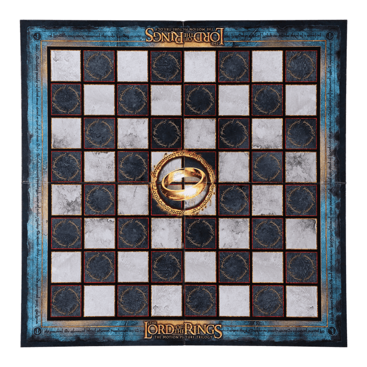 The Lord of the Rings - Battle For Middle Earth Chess Set playing board featuring an iconic design and 64 squares.